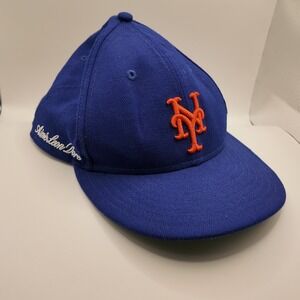 New Era X Aime Leon Dore New York Mets Fitted‎ Hat Low Profile 7 5/8 Blue